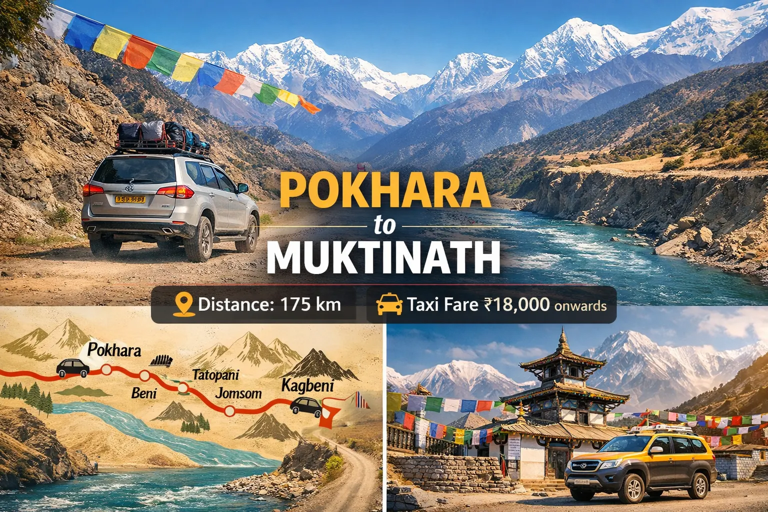 Pokhara to Muktinath Distance And Taxi Fare Complete Travel Guide