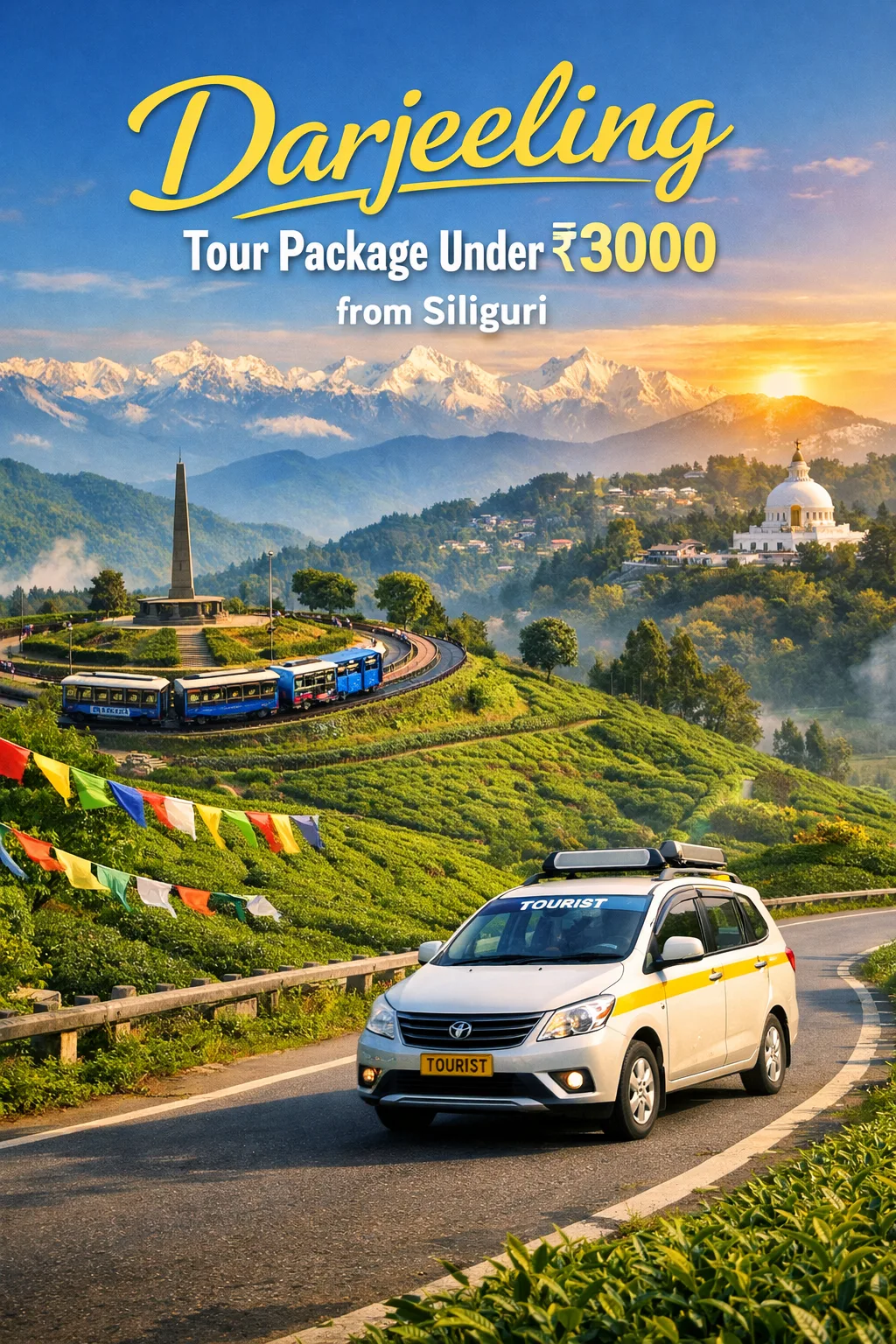 Darjeeling Tour Package Under 3000 from Siliguri