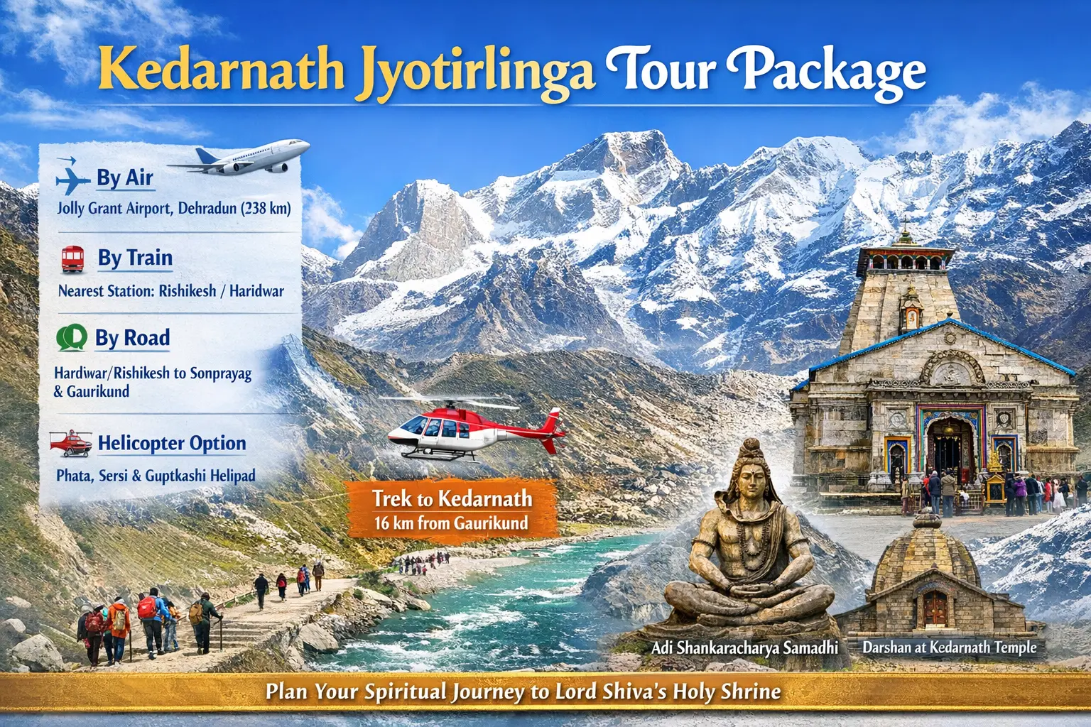 Kedarnath Jyotirlinga Tour