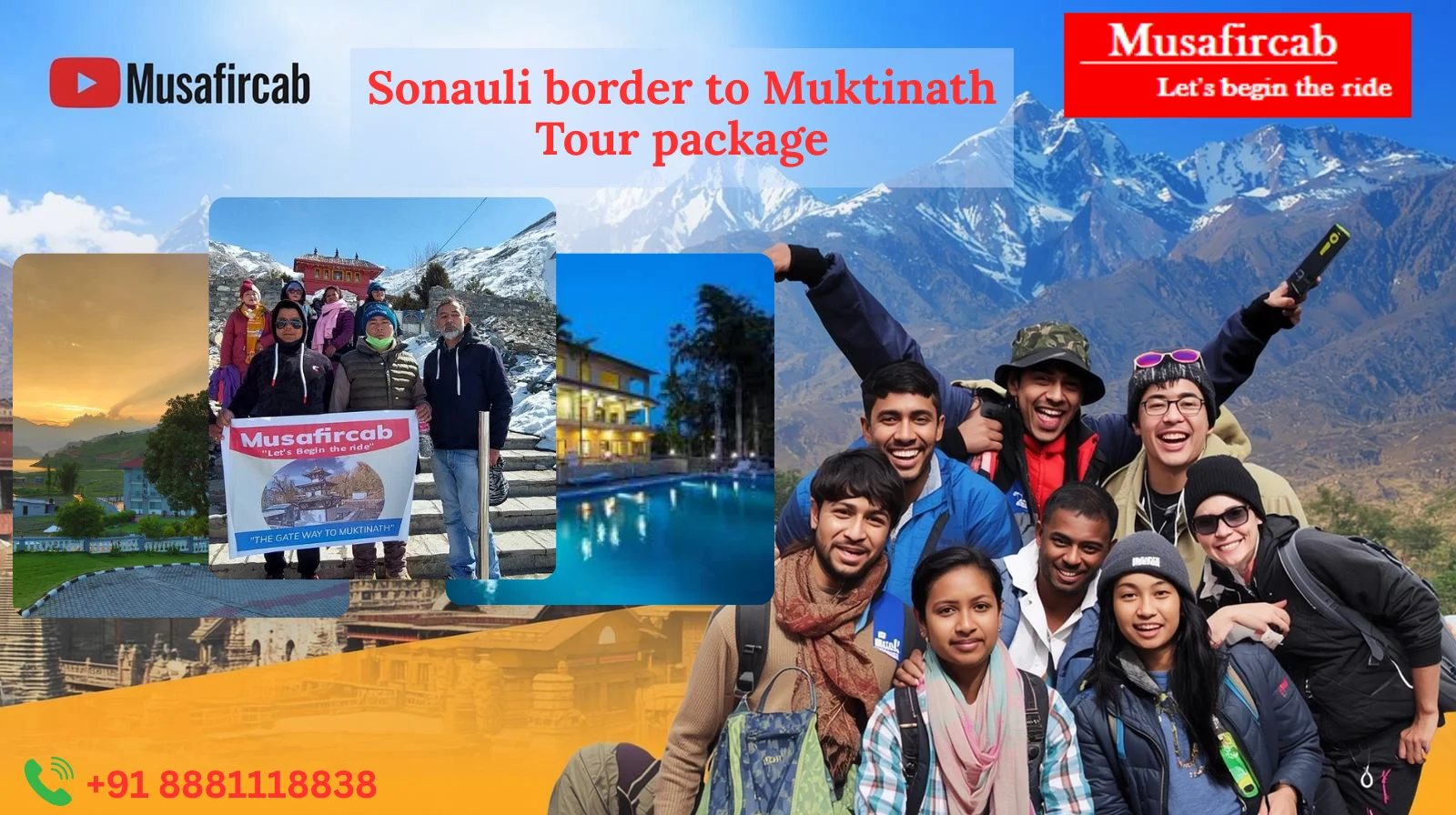 Sunauli Border to Muktinath Tour Package